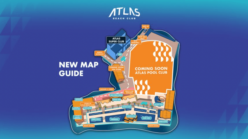 atlas beach club table map